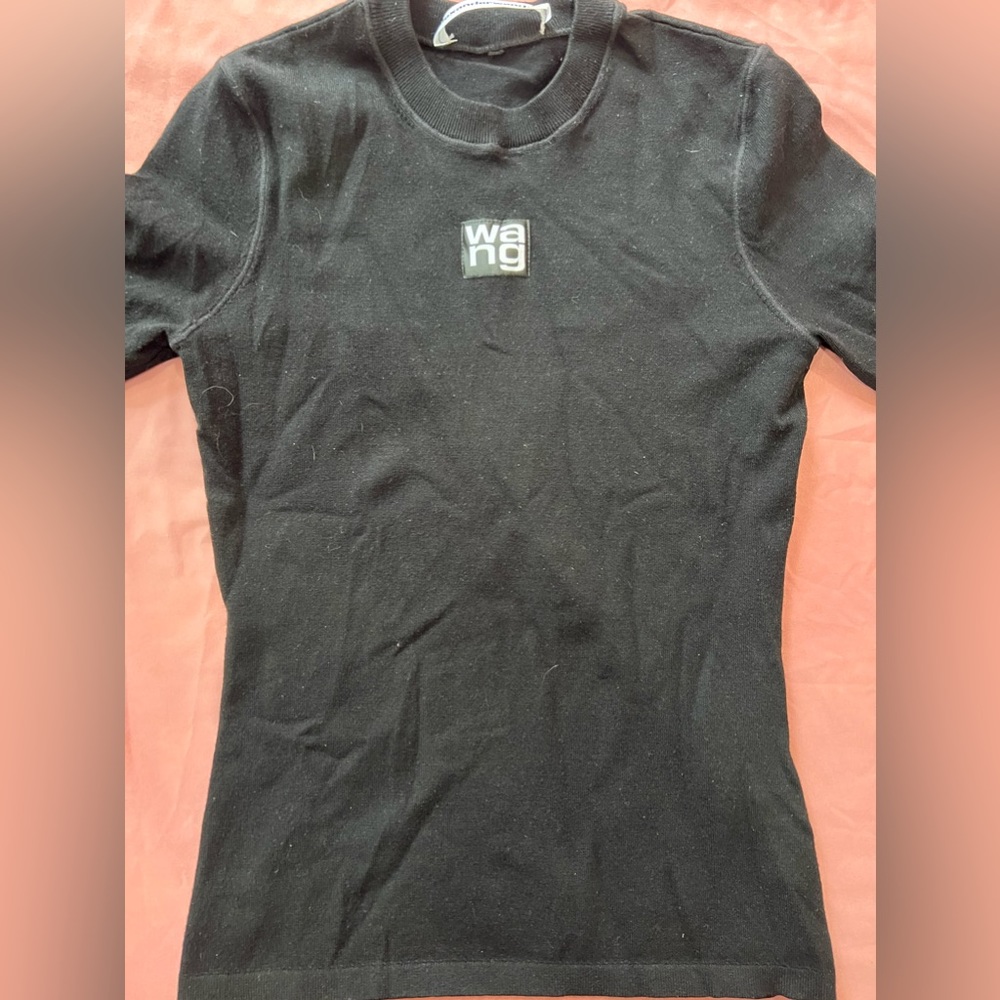 Alexander wang top Black Viscose Long Sleeve T-Shirt